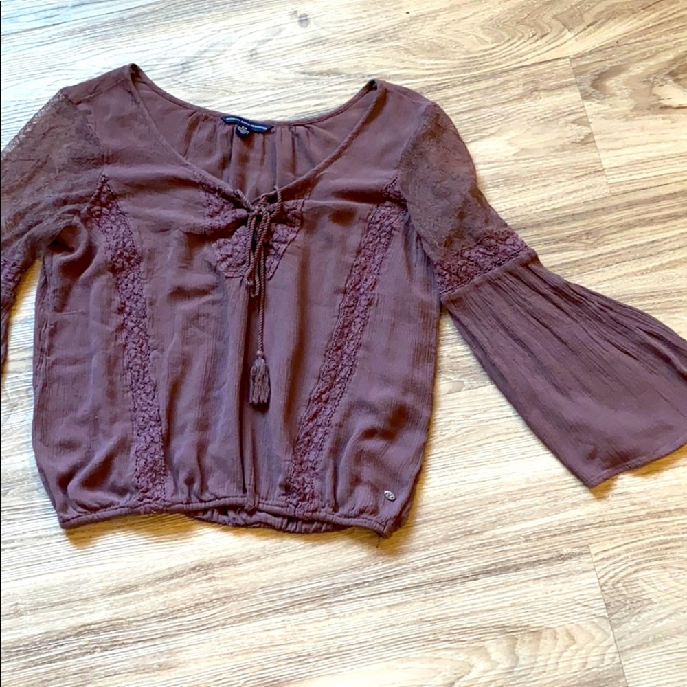 American eagle name brand boutique blouse